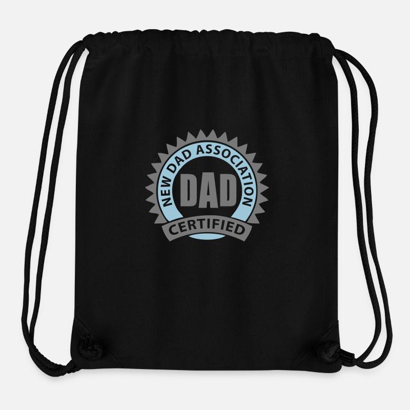 Certified Dad 2Color - Stanley/Stella recycelter Gym Bag - Schwarz