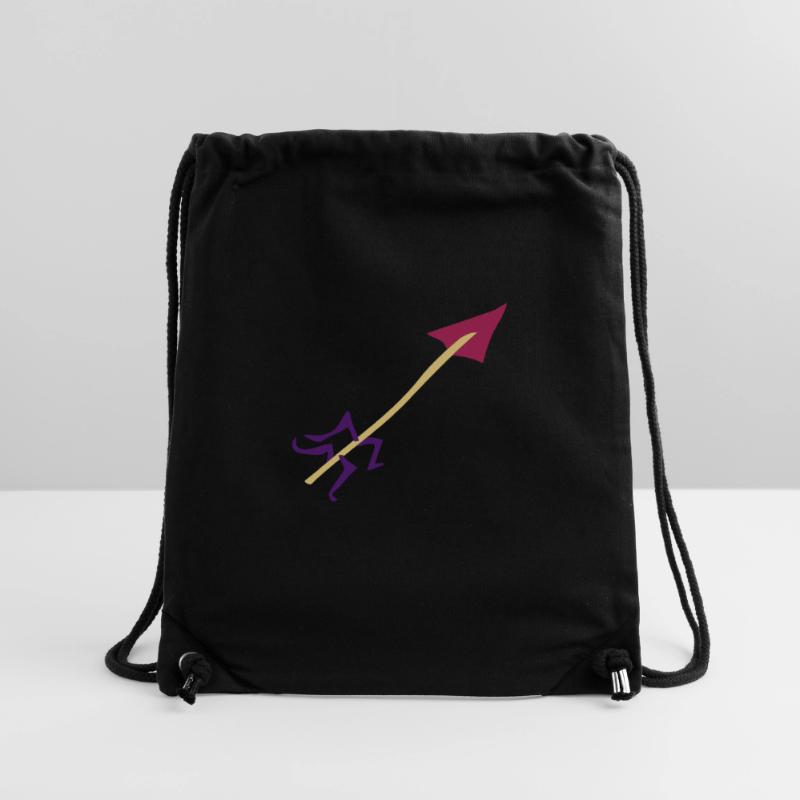 Bogenpfeile Symbol – Pfeil Schießen Stanley/Stella recycelter Gym Bag