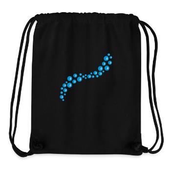 Bubbles Design - Stanley/Stella Recycled Gym Bag - black - Front