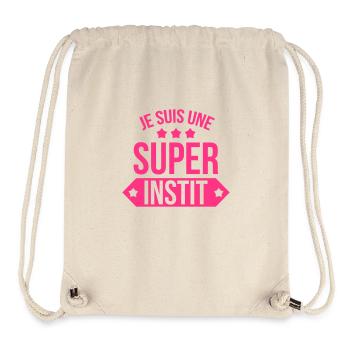 Maîtresse / Ecole / Prof / Instit / Professeur - Stanley/Stella Recycled Gym Bag - natural - Front
