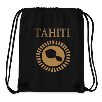 TAHITI TIARE - Stanley/Stella Recycled Gym Bag - black - Front
