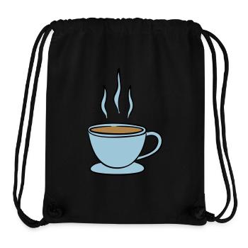 Coffee - Sac à cordon recyclé Stanley/Stella - noir - Devant