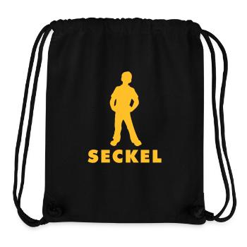Pforzheimer Seckel - Stanley/Stella recycelter Gym Bag - Schwarz - Vorne