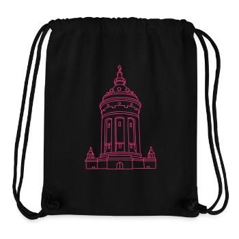 Wasserturm Mannheim - Stanley/Stella recycelter Gym Bag - Schwarz - Vorne