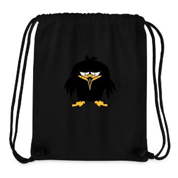 aigle bébé / baby eagle (c, 3c) - Sac à cordon recyclé Stanley/Stella - noir - Devant