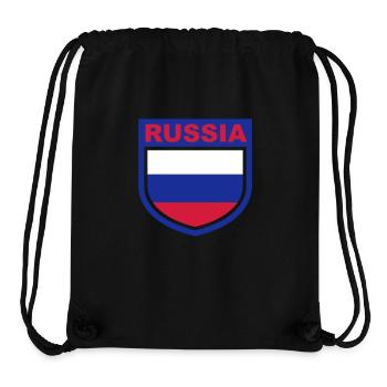 russia_emblem - Stanley/Stella Recycled Gym Bag - black - Front