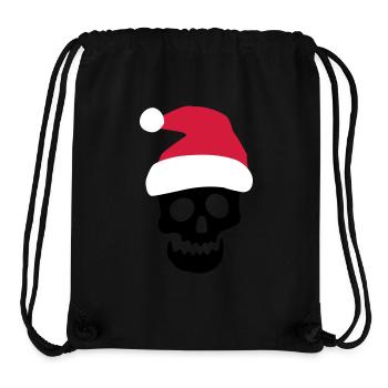 Jour de Noël - Sac à cordon recyclé Stanley/Stella - noir - Devant
