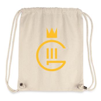 Gustaf III monogram - Stanley/Stella Recycled Gym Bag - natural - Front