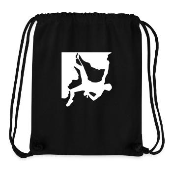 hang on - Stanley/Stella recycelter Gym Bag - Schwarz - Vorne
