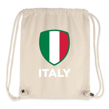National Flag Of Italy - Stanley/Stella Recycled Gym Bag - natural - Front