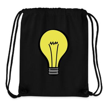 light bulb - Stanley/Stella Recycled Gym Bag - black - Front
