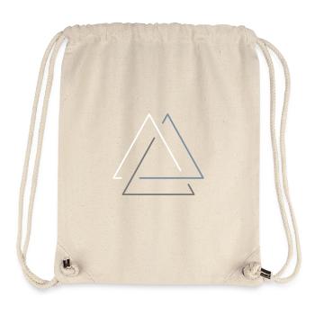 Berge Triangel – im Dreiklang - Stanley/Stella recycelter Gym Bag - Naturweiß - Vorne