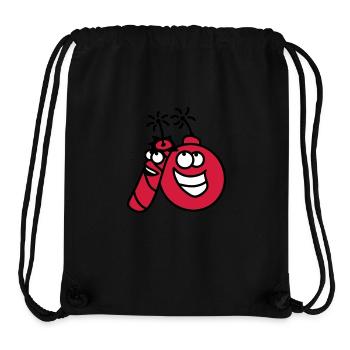 explosive - Stanley/Stella recycelter Gym Bag - Schwarz - Vorne