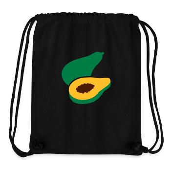 Papaya - Stanley/Stella recycelter Gym Bag - Schwarz - Vorne