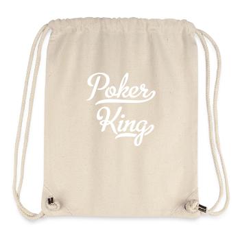 Poker - Sac à cordon recyclé Stanley/Stella - blanc naturel - Devant