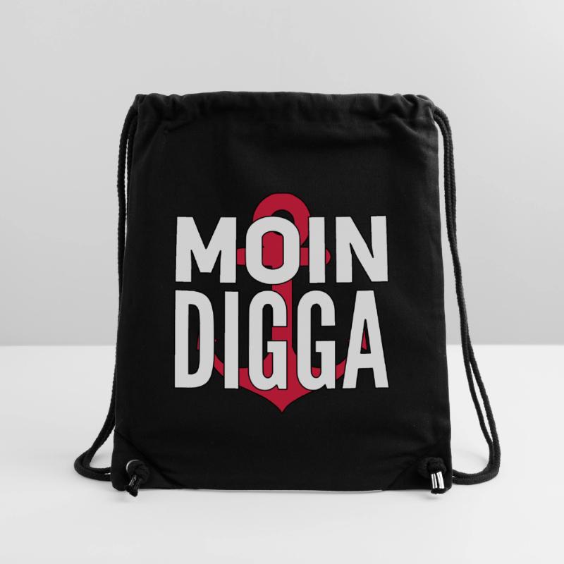 Moin Digga Hamburg Stanley/Stella recycelter Gym Bag
