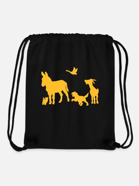 Logo - Tiere im Einklang - Stanley/Stella recycelter Gym Bag - Schwarz