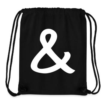 Und-Zeichen - Stanley/Stella recycelter Gym Bag - Schwarz - Vorne