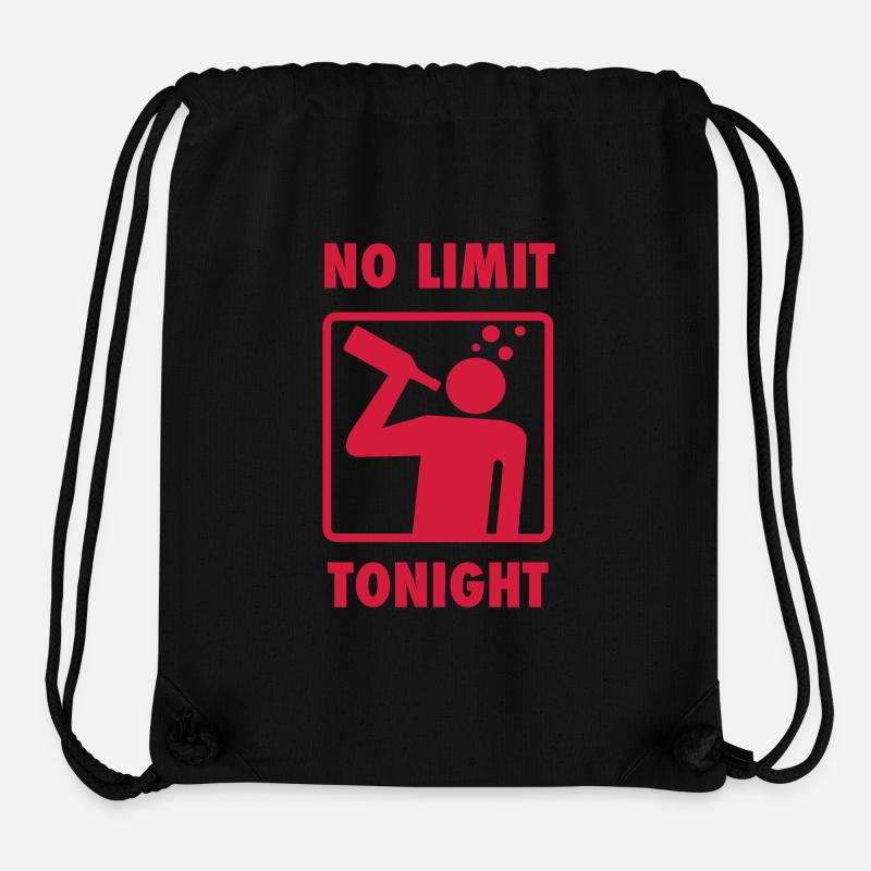 no limit (or almost) - Stanley/Stella Recycled Gym Bag - black