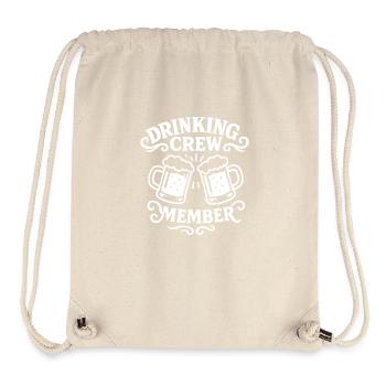 Boire de la bière Crew - Sac à cordon recyclé Stanley/Stella - blanc naturel - Devant