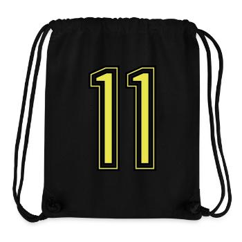 11 - Stanley/Stella recycelter Gym Bag - Schwarz - Vorne