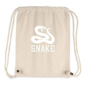 snake white - Stanley/Stella recycelter Gym Bag - Naturweiß - Vorne