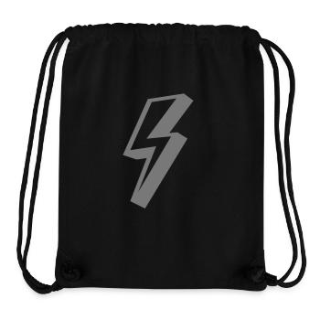 blitz donner himmel - Stanley/Stella recycelter Gym Bag - Schwarz - Vorne