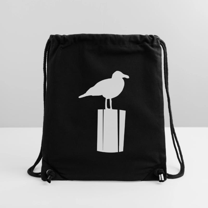 Möwe sitzend Stanley/Stella recycelter Gym Bag