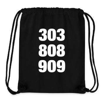 303 808 909 - Music - Electro - Acid - Stanley/Stella Recycled Gym Bag - black - Front