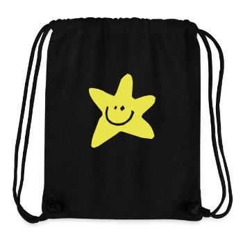 star - Stanley/Stella Recycled Gym Bag - black - Front