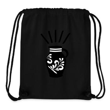 Bembel Heiliger Gral - Das Frankfurter Original - Stanley/Stella recycelter Gym Bag - Schwarz - Vorne
