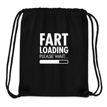 Fart Loading - Please Wait - Stanley/Stella recycelter Gym Bag - Schwarz - Vorne