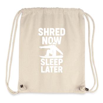 Snowboard Snow ohne Grenzen fahren - Stanley/Stella recycelter Gym Bag - Naturweiß - Vorne