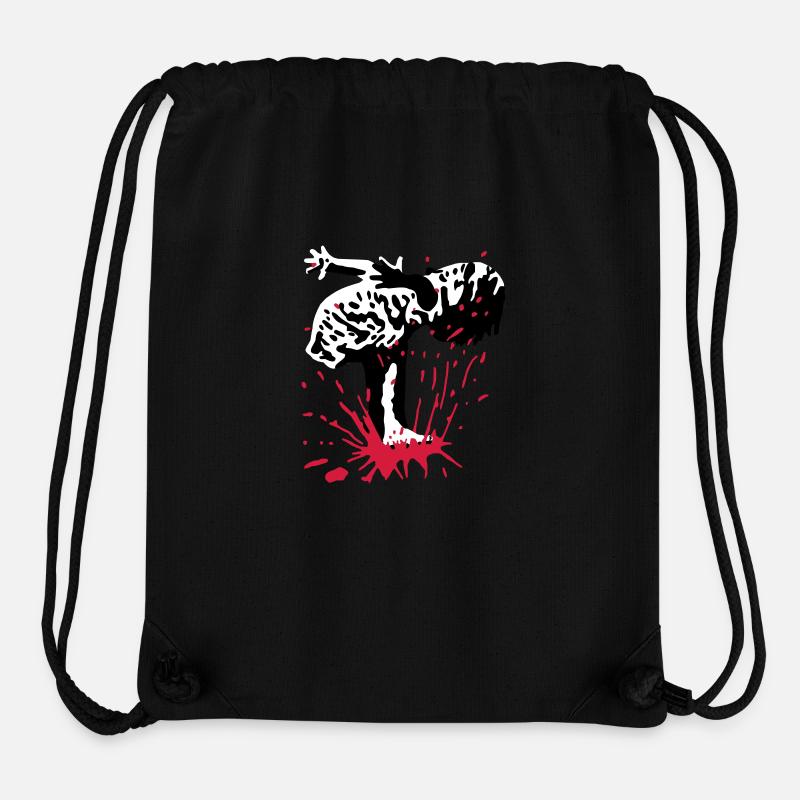 splash - Stanley/Stella recycelter Gym Bag - Schwarz