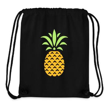 ANANAS STYLIZED - Stanley/Stella Recycled Gym Bag - black - Front