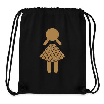 Hessisch Mädsche - Stanley/Stella recycelter Gym Bag - Schwarz - Vorne