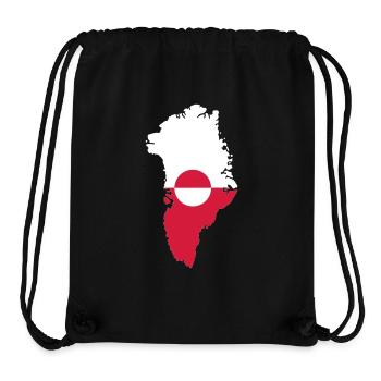 Grönland - Stanley/Stella recycelter Gym Bag - Schwarz - Vorne