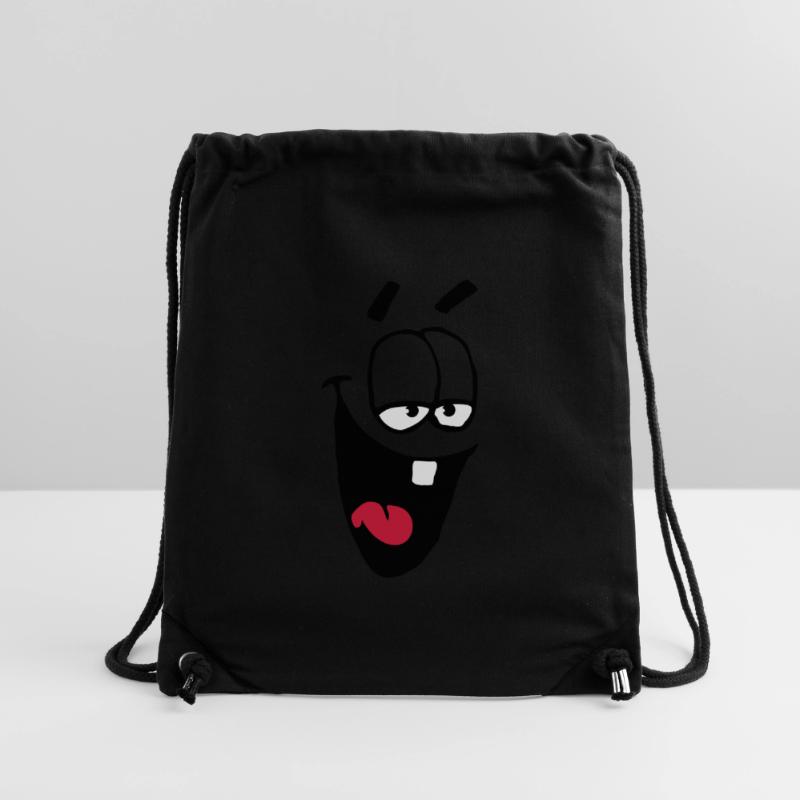 Laughing Comic Face Schadenfreude Laughing Stanley/Stella Recycled Gym Bag
