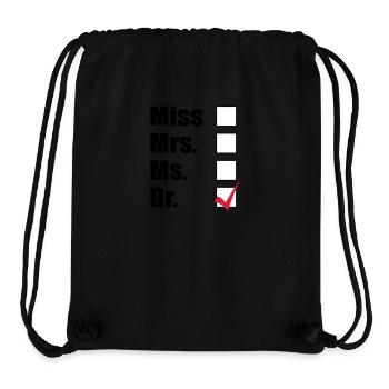 Doktor - Stanley/Stella recycelter Gym Bag - Schwarz - Vorne
