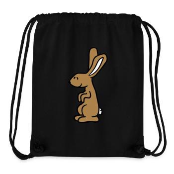 Bunny Rabbit Bunny Cartoon Small Animal Cute - Stanley/Stella Recycled Gym Bag - black - Front