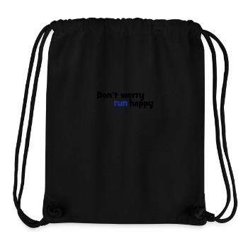 laufen - Stanley/Stella recycelter Gym Bag - Schwarz - Vorne