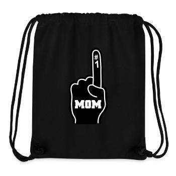 Mutter - Stanley/Stella recycelter Gym Bag - Schwarz - Vorne