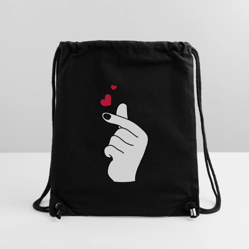 Finger hearts 2 Stanley/Stella Recycled Gym Bag
