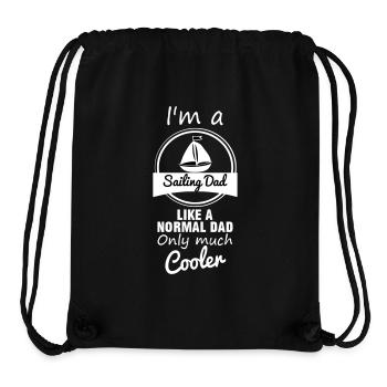Sailing Dad Captain Daddy Father - Stanley/Stella Recycled Gym Bag - black - Front