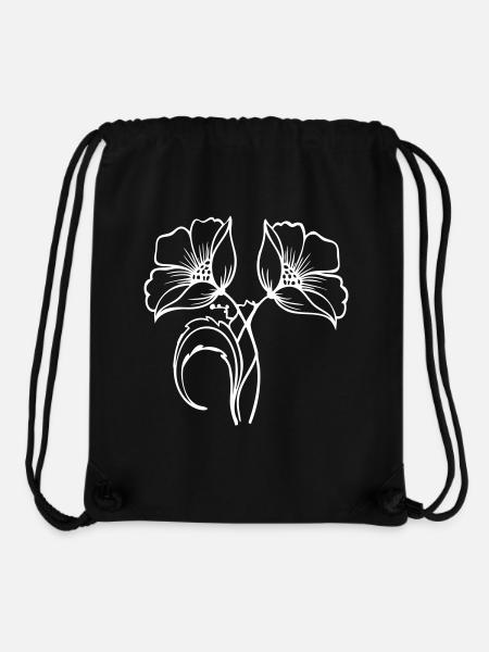 Mohnblume - Stanley/Stella recycelter Gym Bag - Schwarz