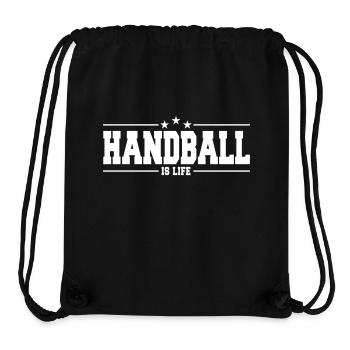 handball is life 1 - Stanley/Stella Recycled Gym Bag - black - Front