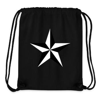 nautical star - Stanley/Stella Recycled Gym Bag - black - Front