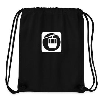 Köln Seilbahn Piktogramm - Stanley/Stella recycelter Gym Bag - Schwarz - Vorne