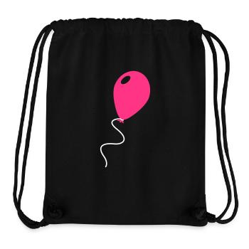 Ballon / Balloon - Stanley/Stella recycelter Gym Bag - Schwarz - Vorne
