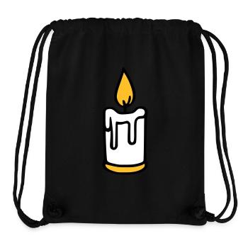 Candle - Stanley/Stella Recycled Gym Bag - black - Front